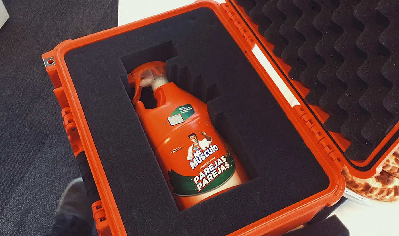 Mr Muscle smart bottle